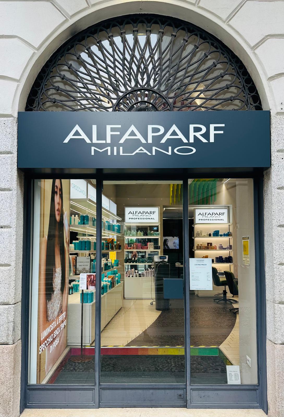 Alfaparf Milano salone in Brera