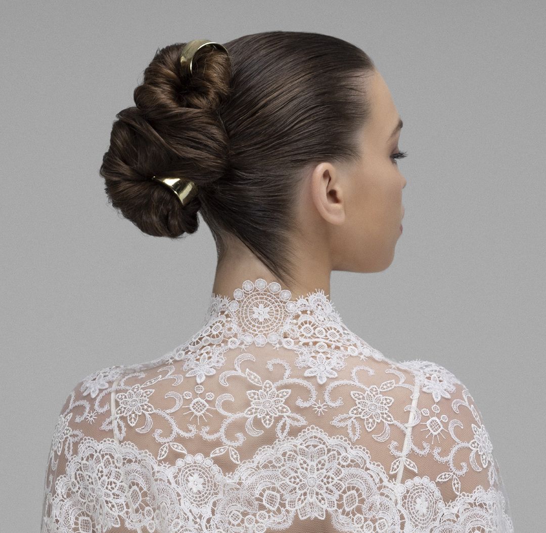 chignon a 8