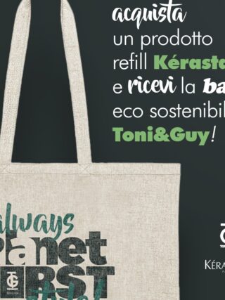 Giornata della Terra, Cotton Tote Bag Toni&Guy in omaggio | Colorami Magazine