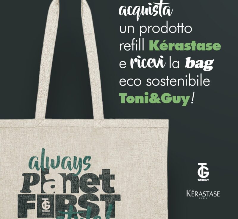 Giornata della Terra, Cotton Tote Bag Toni&Guy in omaggio | Colorami Magazine