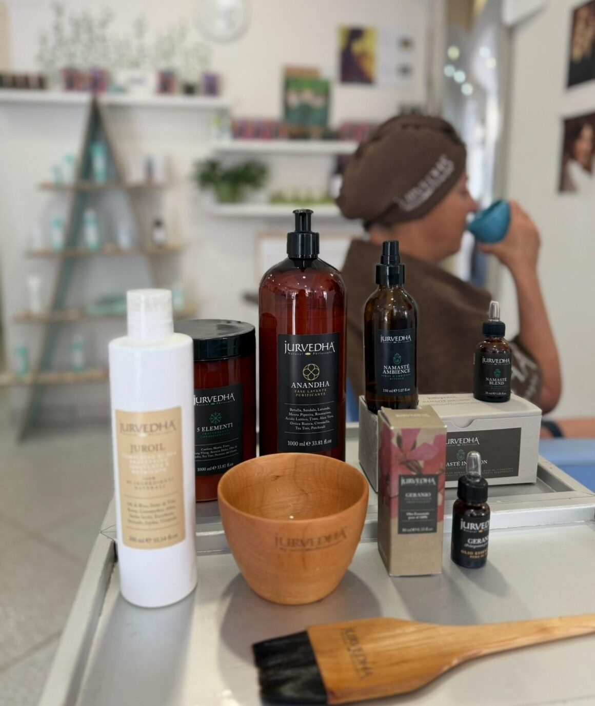 i trattamenti capelli Jurvedha di Nicole Butti