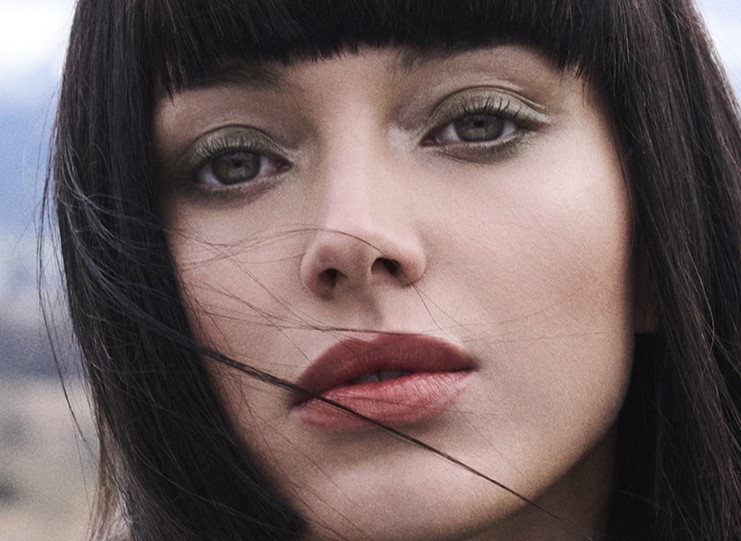 make-up occhi e capelli castani