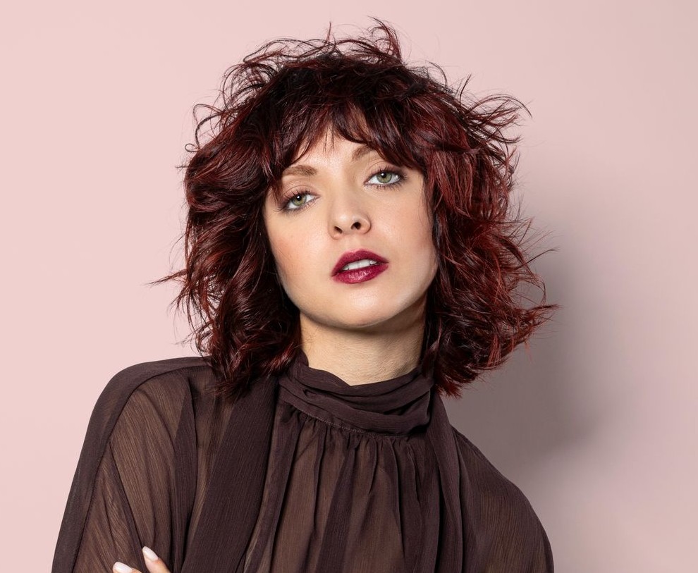 capelli viola naturale