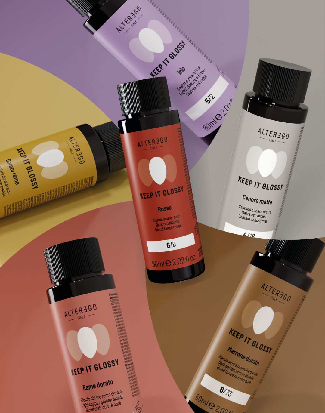 colorazione demi-permanente per capelli luminosi Keep it Gloss