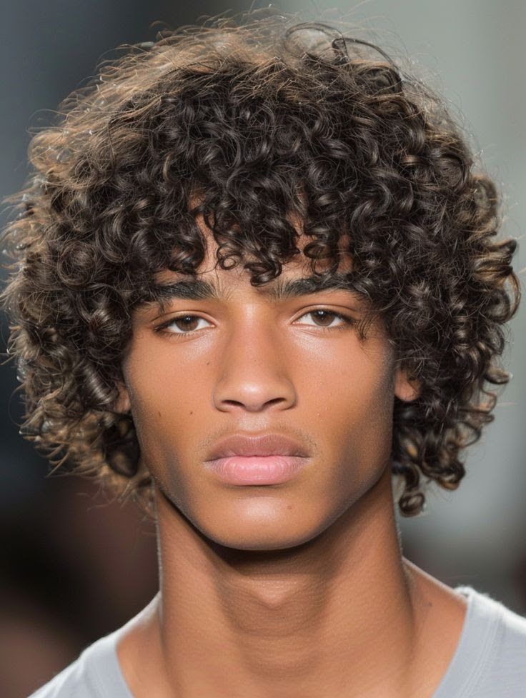 taglio maschile afro