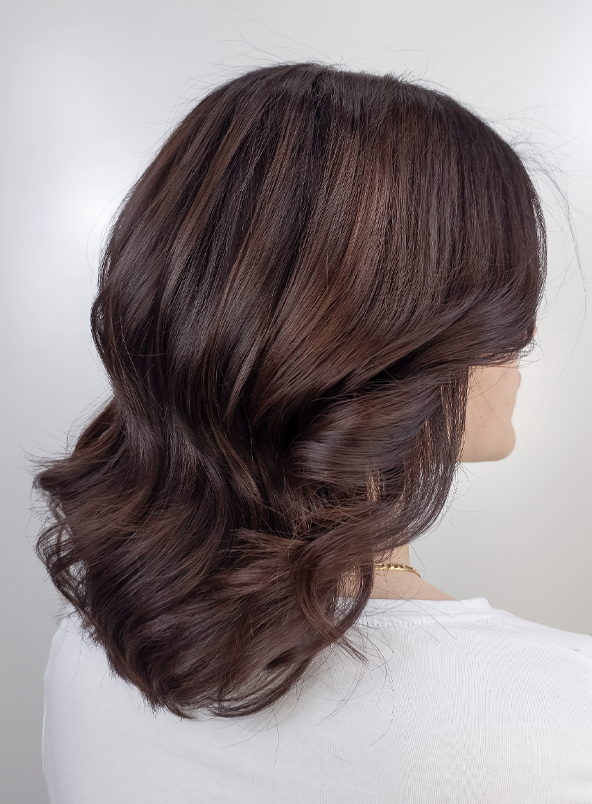 espresso brunette hair