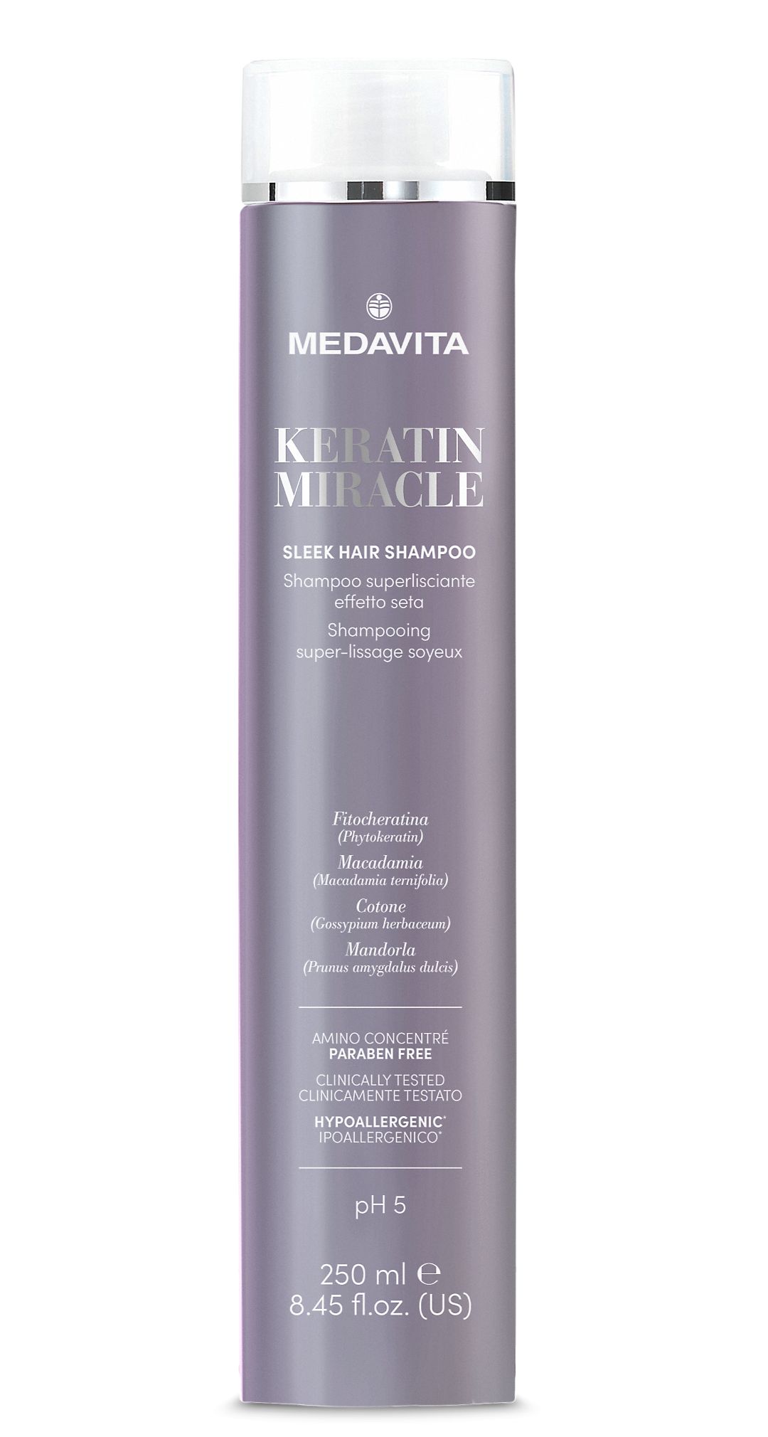 Medavita Keratin Miracle Sleek Hair Shampoo