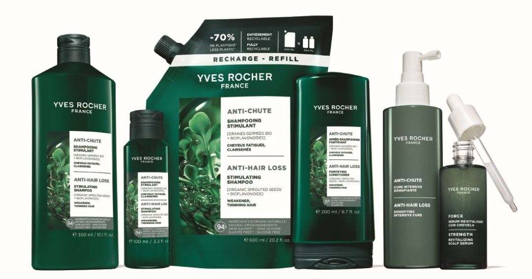 anticaduta Yves Rocher, i trattamenti botanici