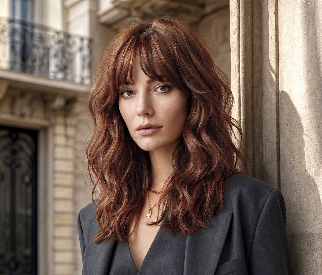 tagli capelli per il viso ovale allungato inverno 26-27: Franck Provost