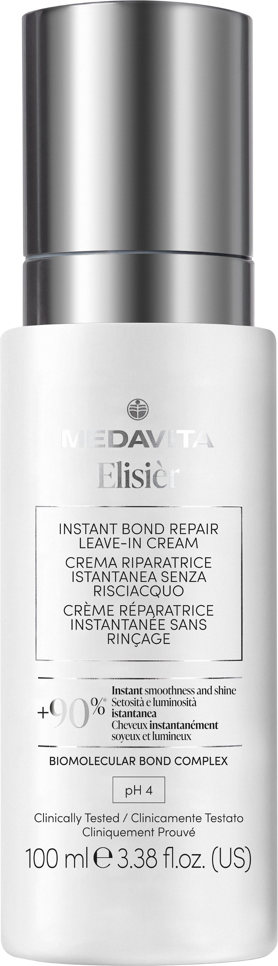 capelli secchi: i trattamenti nutrienti 2026, Medavita Elisièr Instant Bond Repair Leave-in Cream