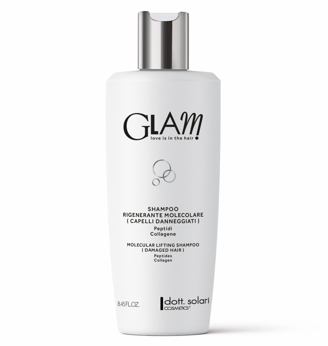 capelli indeboliti: Glam Shampoo rigenerante molecolare di dott. solari cosmetics